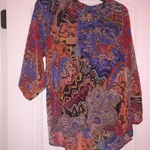 Patterned Blouse